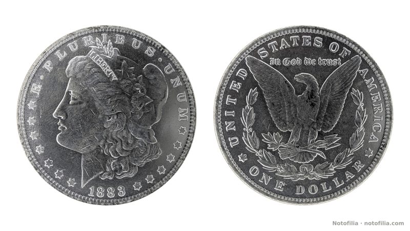 Obverse: Liberty facing left, LIBERTY band, and the date 1883.