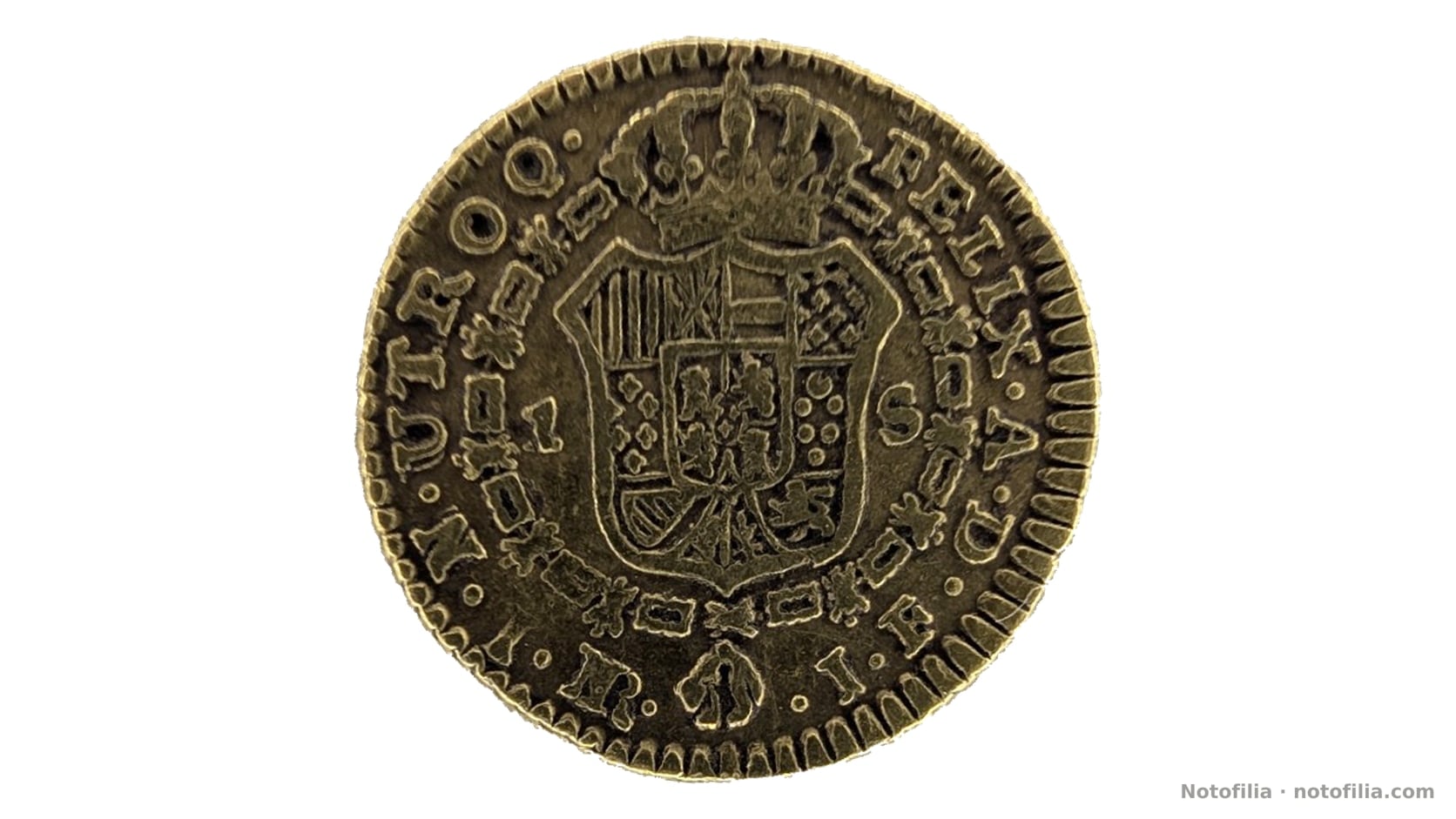 Reverso, 1 escudo 1811