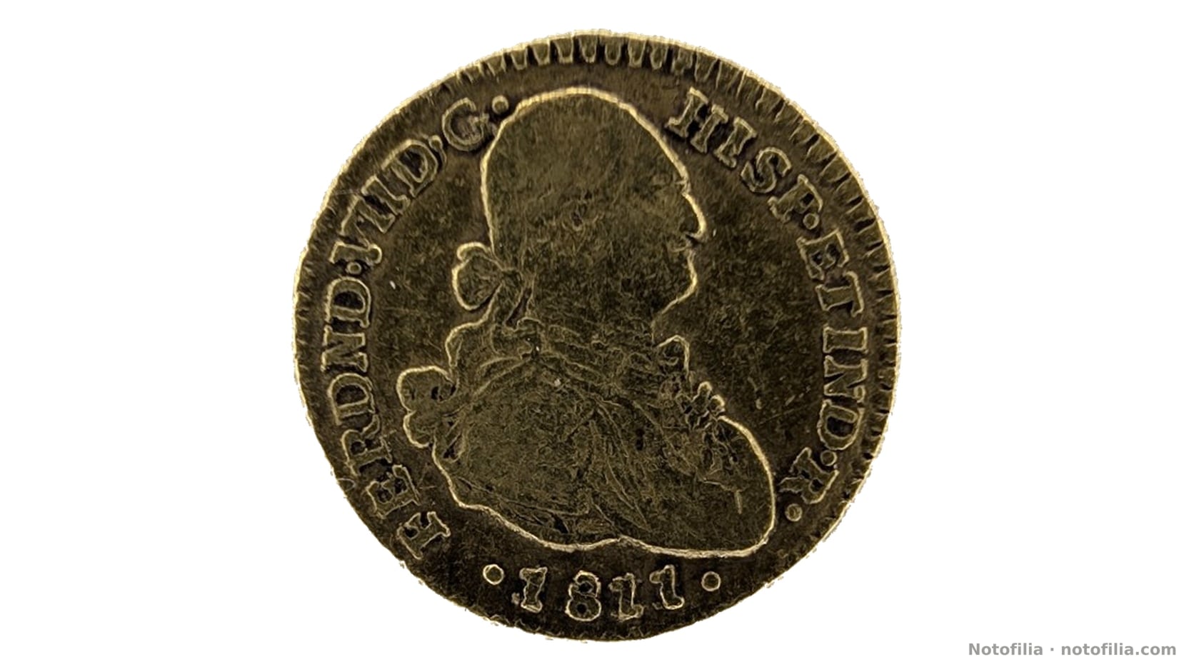 Anverso, 1 escudo 1811