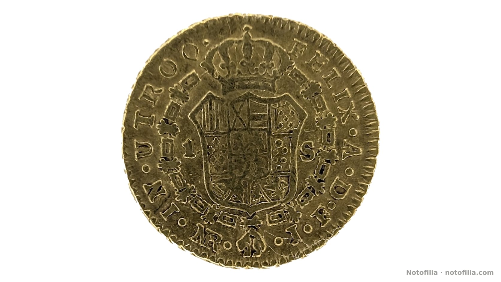 Reverso, 1 escudo 1820