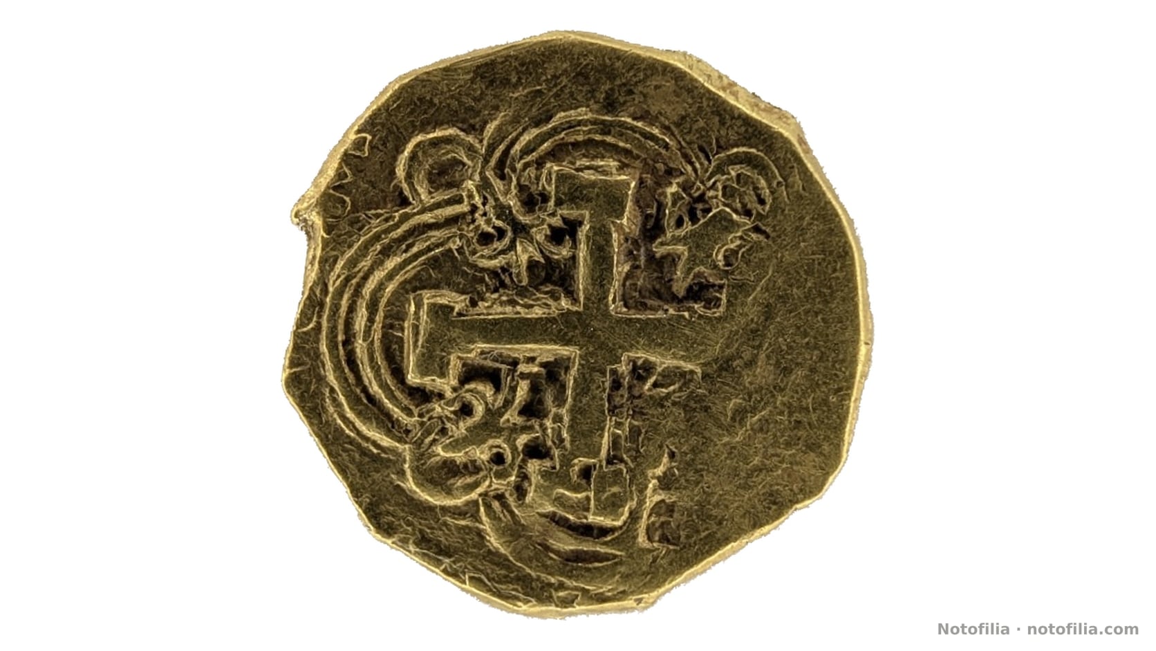 Reverso, 2 escudos Bogotá ND (Felipe V)