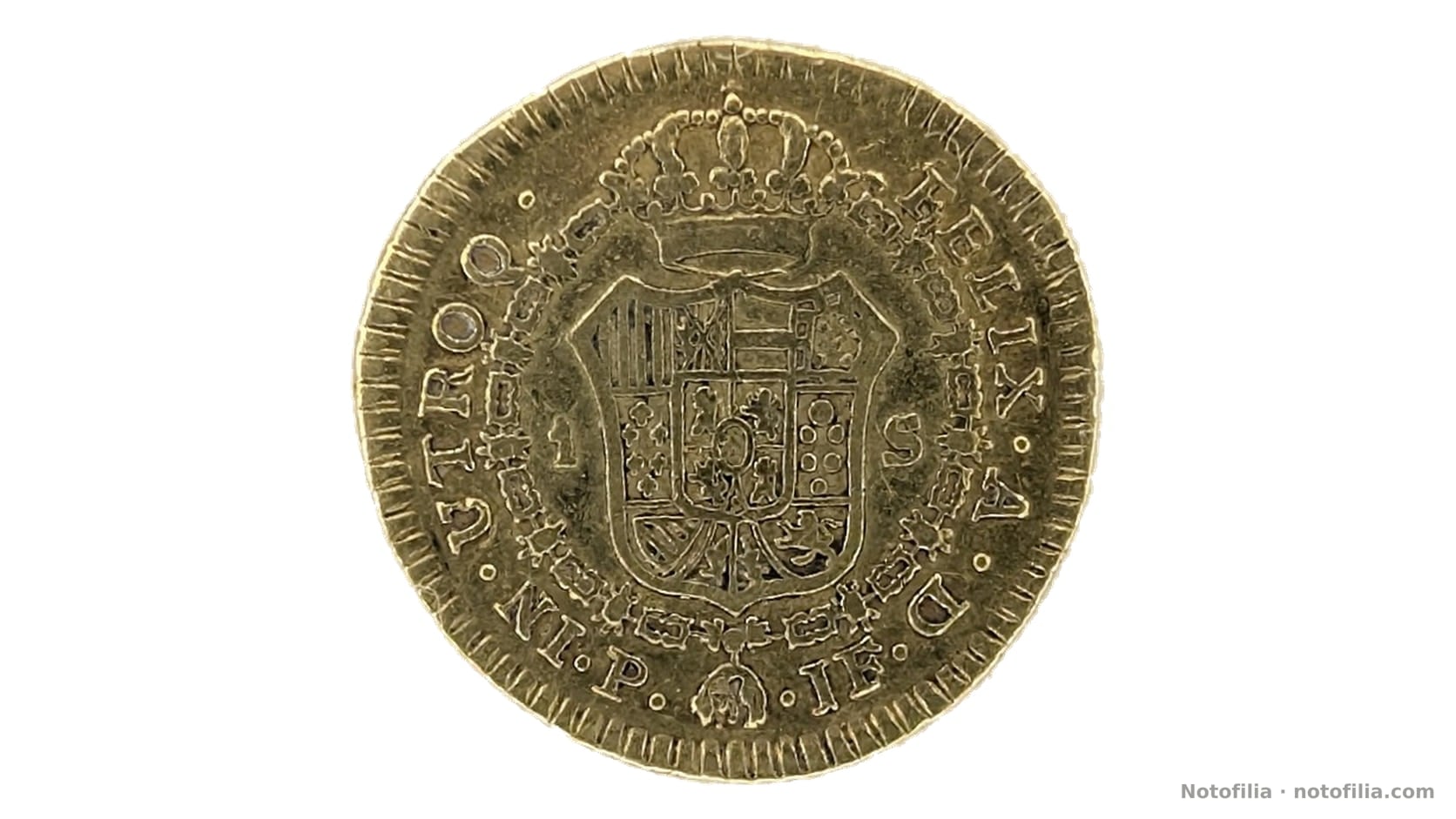 Reverso, 1 escudo 1795