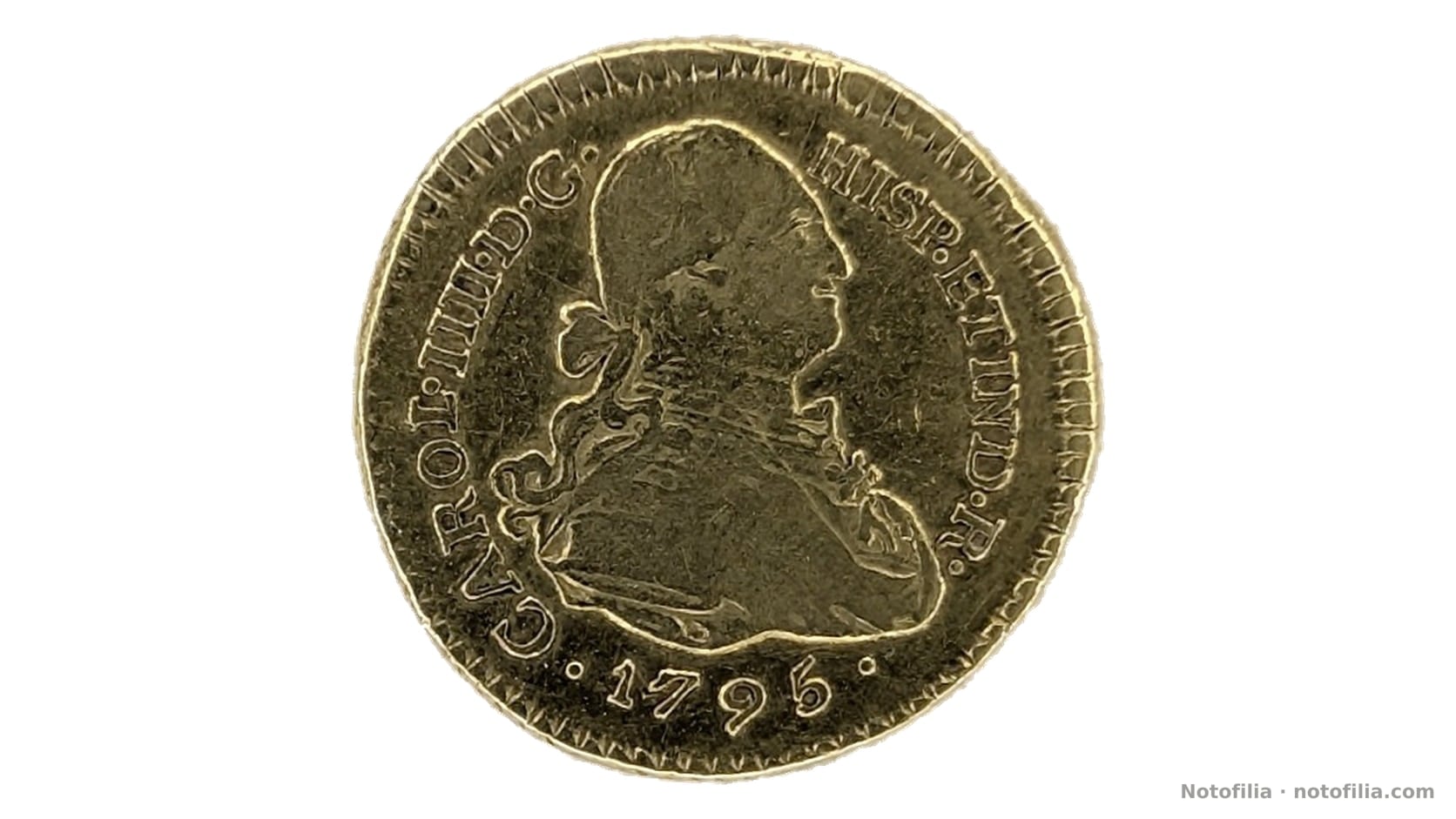 Anverso, 1 escudo 1795