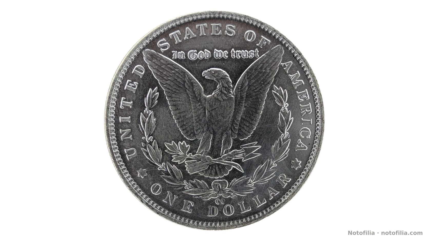 Reverso, 1 dólar Morgan 1883