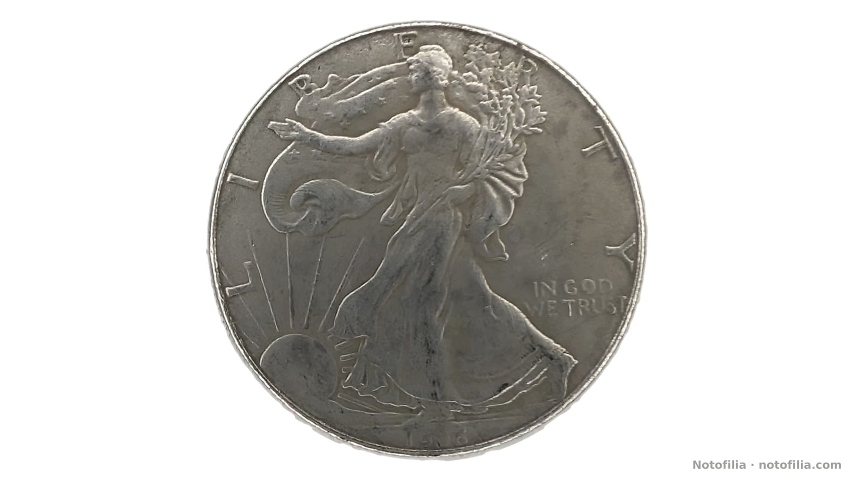 Obverse, 1 dollar 1988