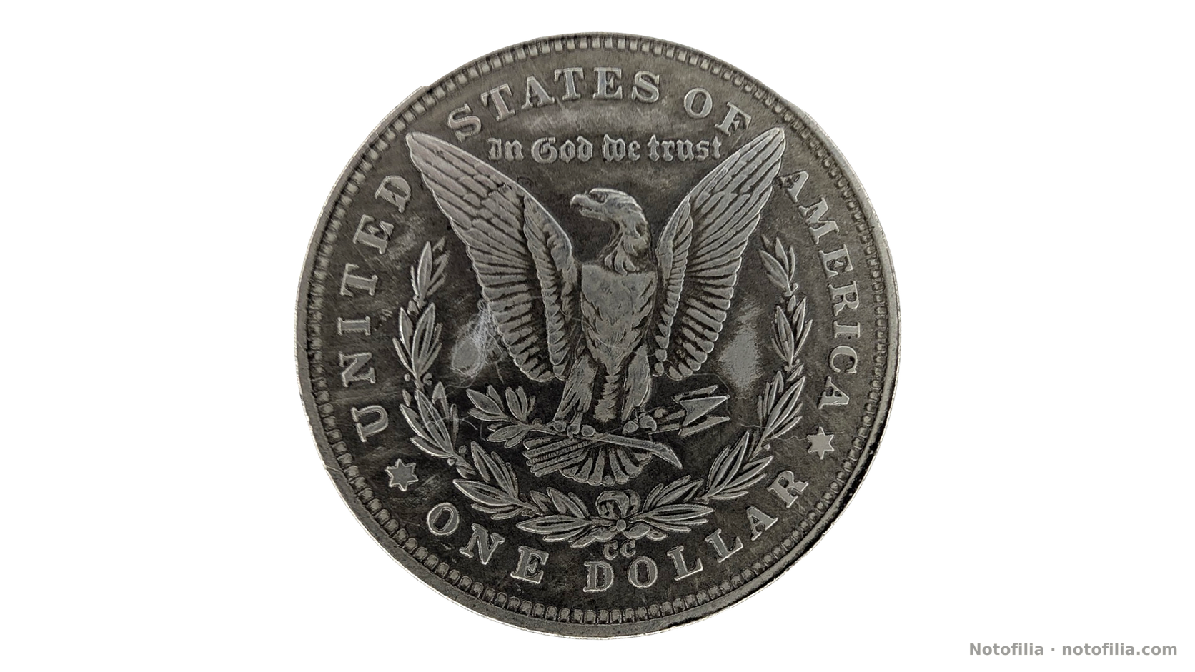 Reverse, Morgan dollar 1891
