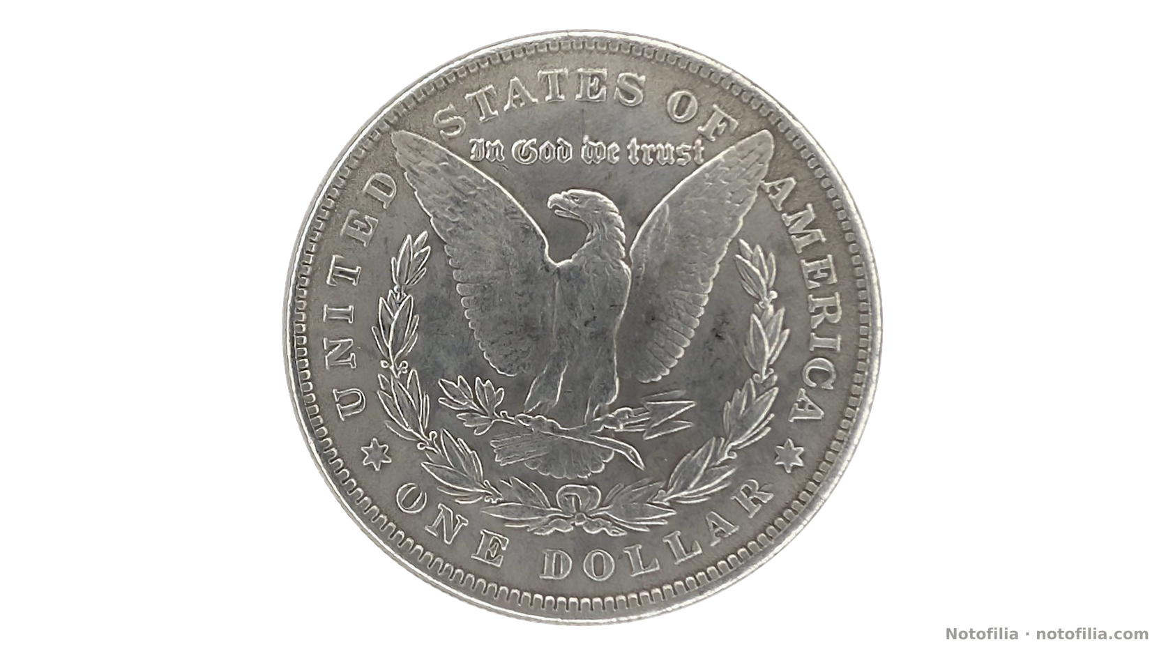Reverso, 1 dólar Morgan 1893