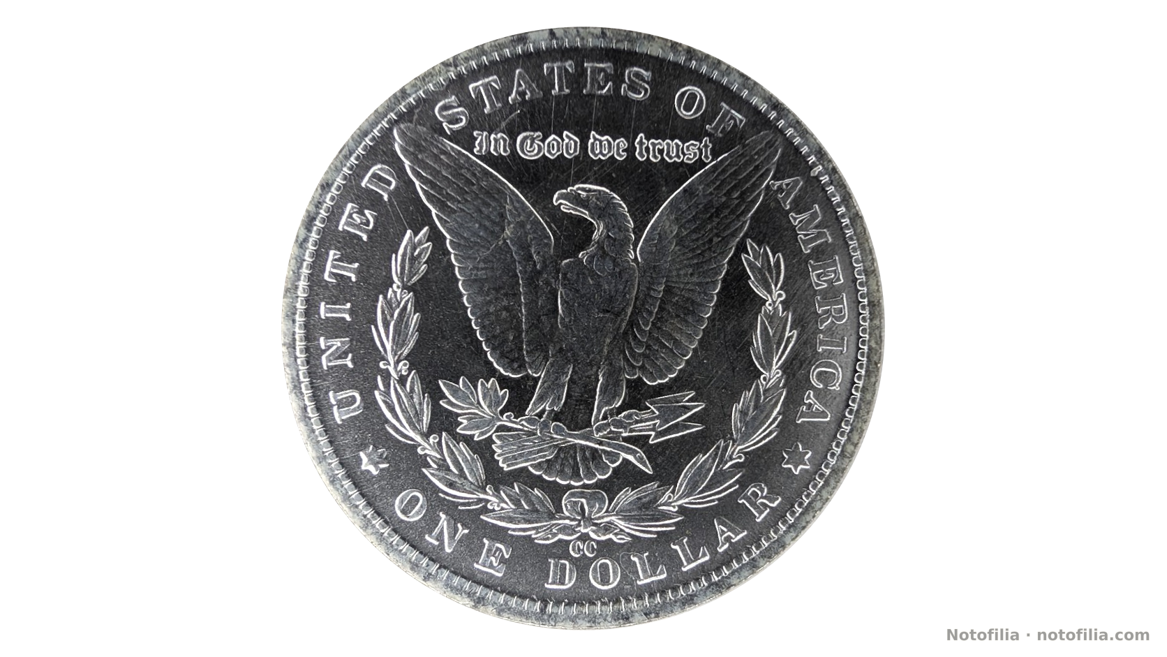 Reverso, 1 dólar Morgan 1893