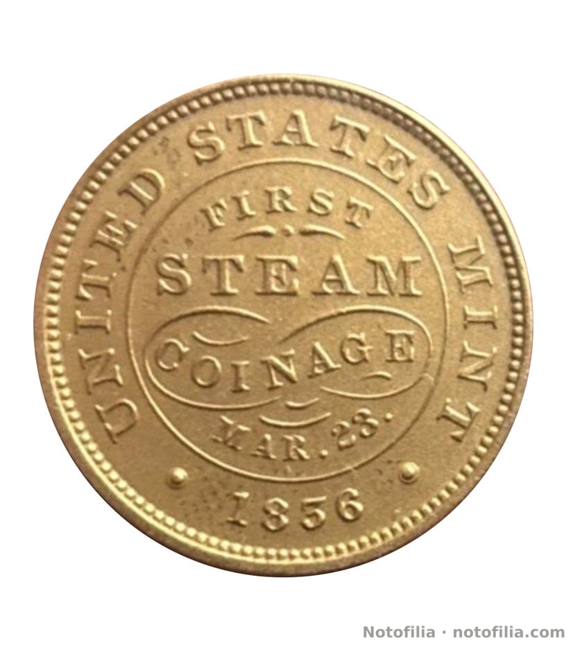Reverso, Medalla 1836