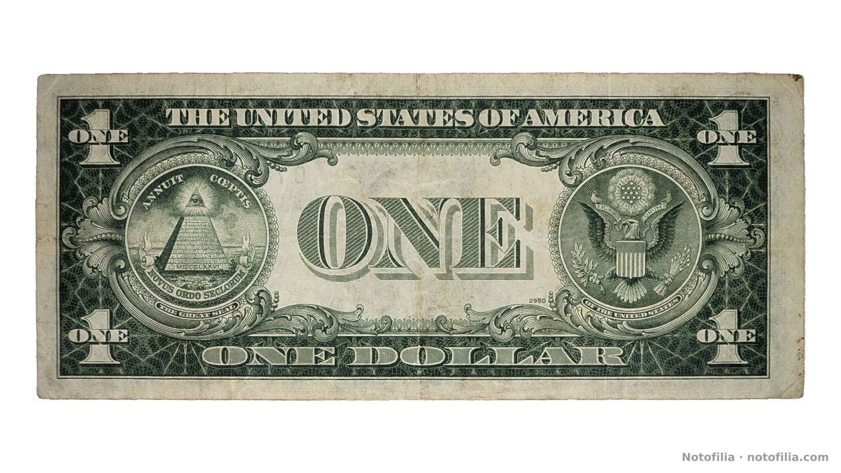 Reverso, 1 dólar Serie 1935 A, serial C 78095129 C