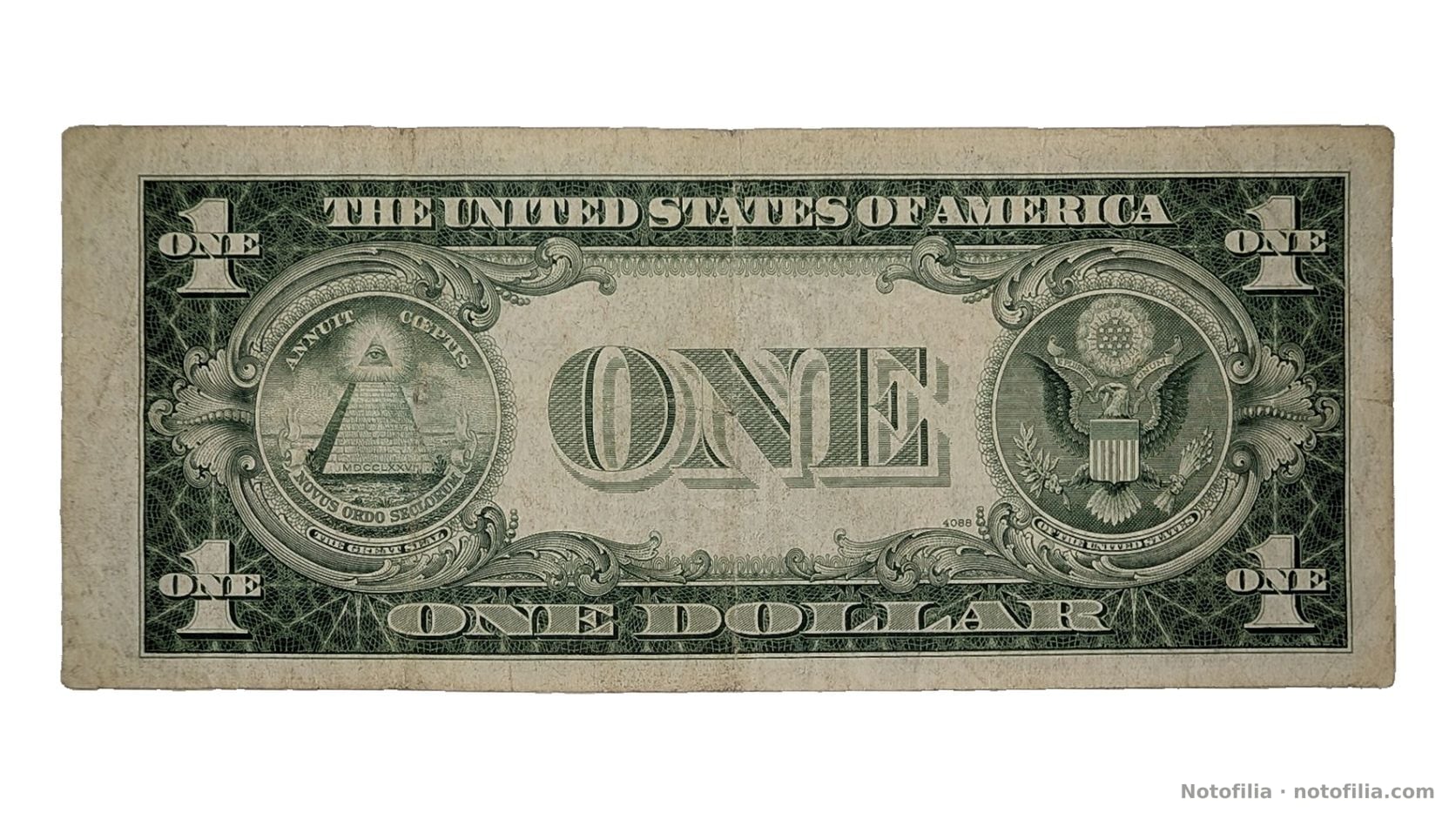 Reverso, 1 dólar Serie 1935 C ★, serial ★ 25885207 B
